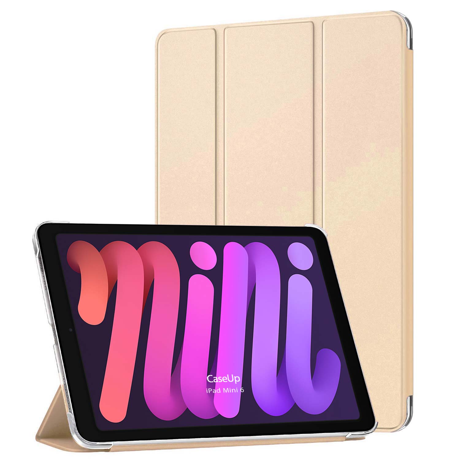 CaseUp Apple iPad Mini 6 2021 Kılıf Smart Protection Gold